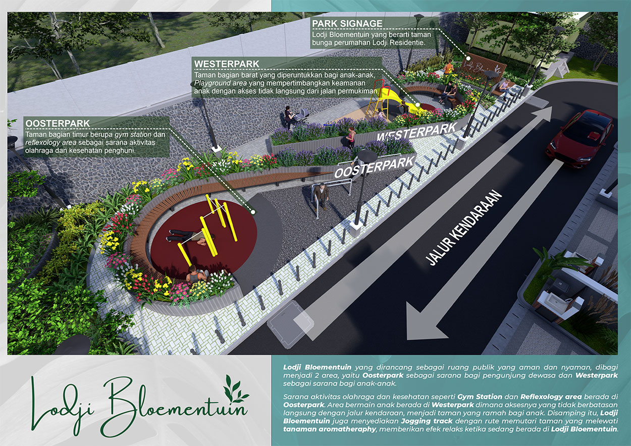 Lodji Residentie - Kawasan Perumahan Baru yang dirancang untuk kenyamanan dan keamanan yang maksimal.